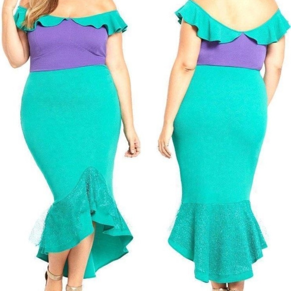 Sz 12 TORRID Little Mermaid Halloween costume